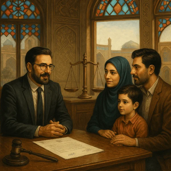  کمک وکیل اثبات نسب در شیراز