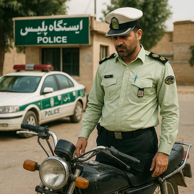 سارق موتورسیکلت در مرودشت دستگیر شد