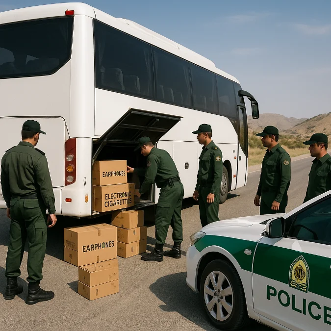 کشف ۱۷ میلیارد ریال کالای قاچاق بدون مجوز در جهرم