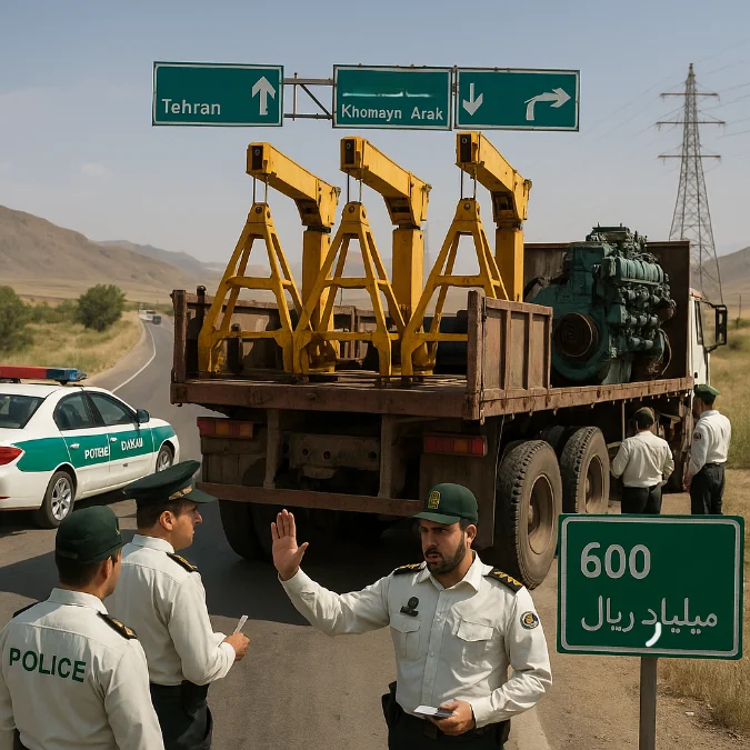  کشف محموله قاچاق 600 میلیارد ریالی فاقد مجوز در کوه‌چنار