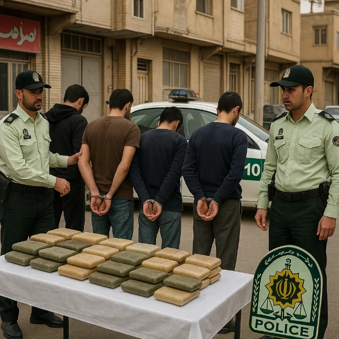 طرح آرامش در فیروزآباد: پاکسازی شهر از مواد مخدر